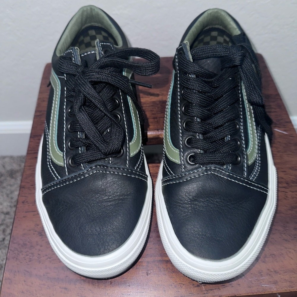 Classic Black and Olive Women's Sneakers